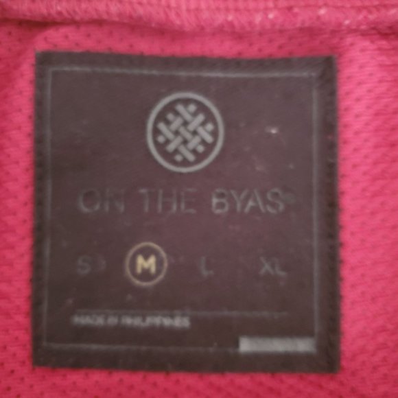 On the Byas Red and Gray Men's Jersey - Picture 4 of 9
